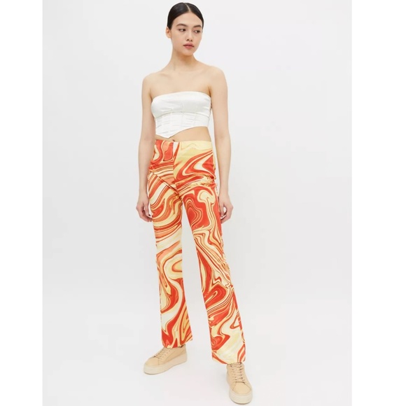 Hosbjerg Vilma Liquid Flare Pants - Picture 5 of 7